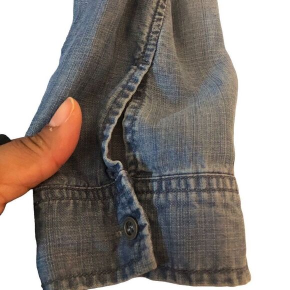 Laju Chambray Shift Dress Size L - Picture 5 of 9